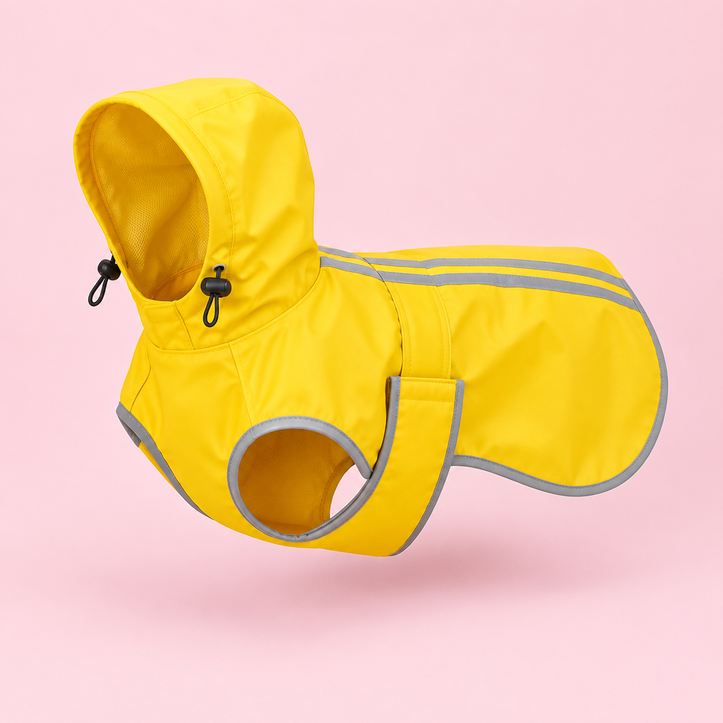 Hooded Dog Raincoat