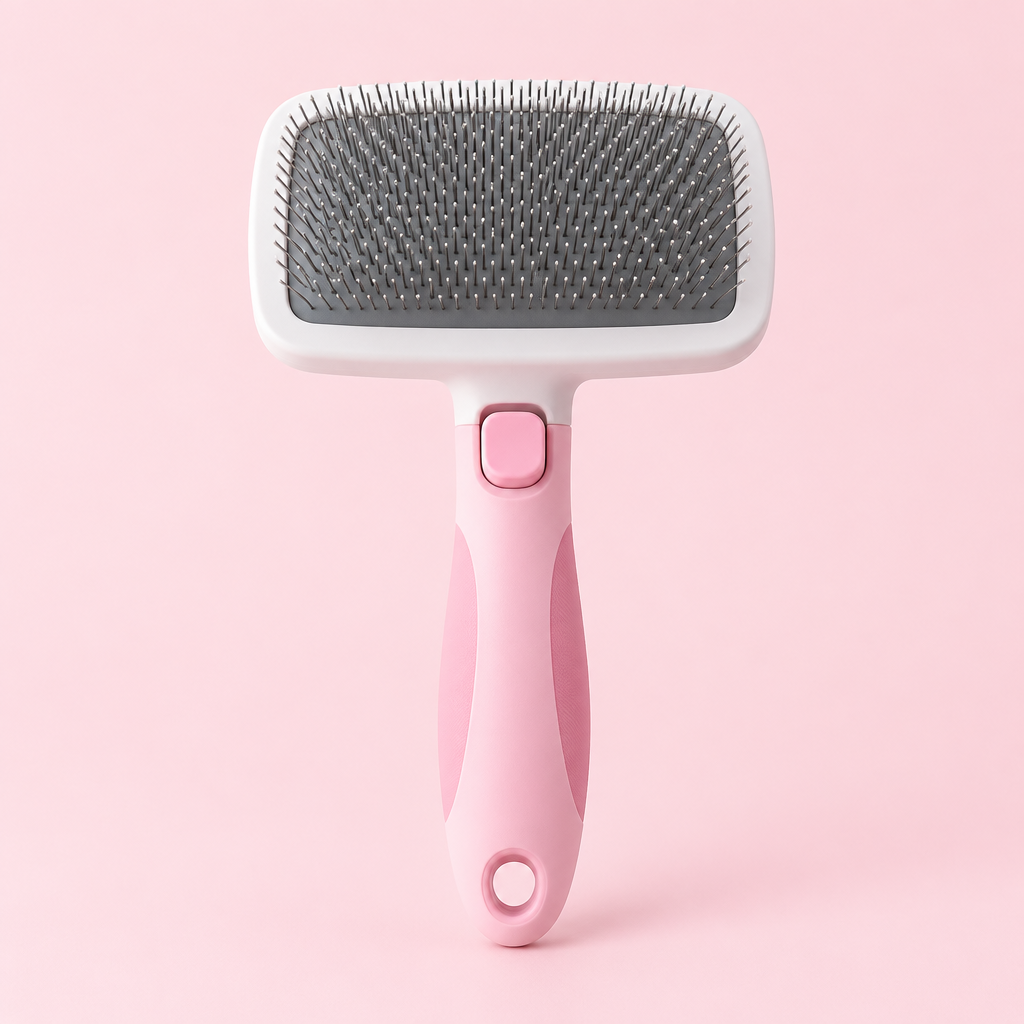 Self-Cleaning Slicker Brush