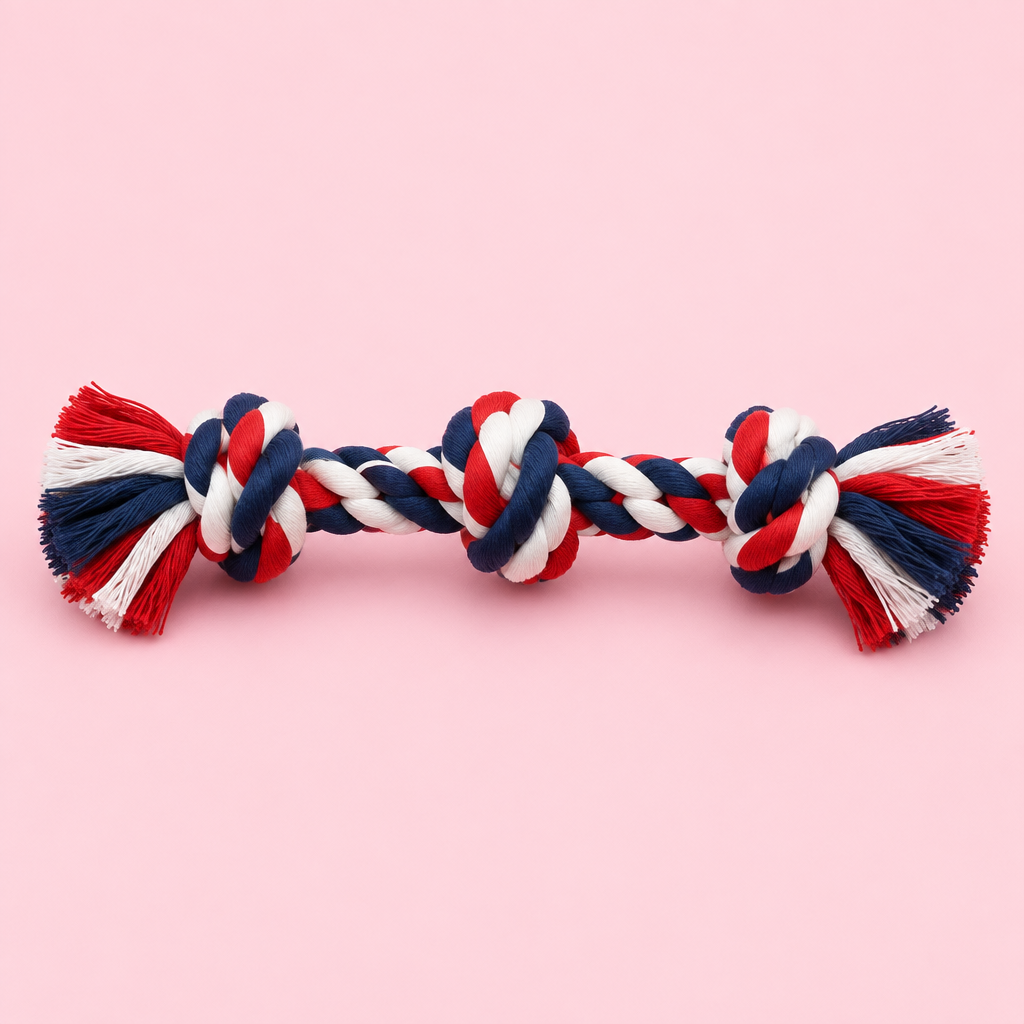 Triple-Knot Rope Tug Toy